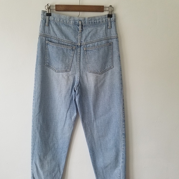 𝅺VINTAGE Not Guilty High Waisted Tapered Leg Mom Jean's Size Small - Picture 5 of 10